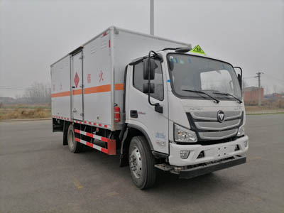 大力牌DLQ5120XRQBJ6型易燃?xì)怏w廂式運(yùn)輸車